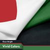 Palestine Palestinian Flag 3x5 Ft Printed 150D Polyester Country Flag Indoor Outdoor Vibrant Colors Brass Grommets Thicker and More Durable Than 100D