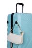 3 Piece Luggage Sets ABS Lightweight Suitcase with Two Hooks, Spinner Wheels, TSA Lock, (20/24/28) Green