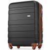Luggage Sets New Model Expandable ABS Hardshell 3pcs Clearance Luggage Hardside Lightweight Durable Suitcase sets Spinner Wheels Suitcase with TSA Loc