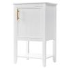 20" Bathroom Vanity with Sink, Bathroom Cabinet with Soft Closing Door, Storage Rack and Open Shelf